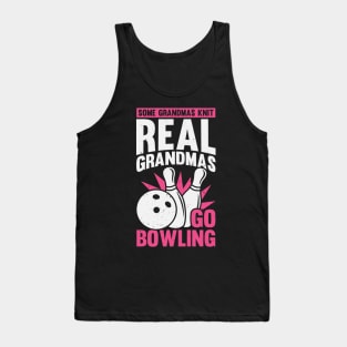 Bowling Player Grandma Bowler Grandmother Gift Tank Top